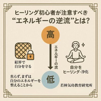 ヒーリング初心者が注意すべき“エネルギーの逆流”とは？